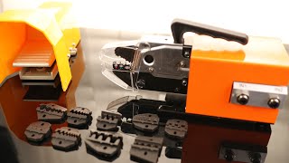 VEVOR Pneumatic Crimping Tool Am-10, Air Powered Wire Terminal Crimping Machine Crimping Up To 16mm
