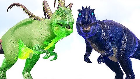 MYTHICAL DODOBEAST vs. CELESTIAL DINOS | ARK Dino Battle 🦎