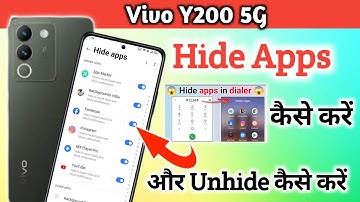 Vivo Y200 App Hide Kaise Kare/How To Hide App In Vivo Y200/Vivo Y200 App Hide #vivoy200apphide