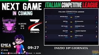 HNEST ITALIAN LEAGUE S1 | INIZIO 10ª GIORNATA: We Hate Magic vs ZTA Esports - Bo3