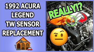 1992 Acura Legend No Start and Misfire - Part 3 of 5 | TW Sensor Replacement