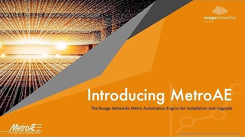 Automated install and upgrade for Nuage Networks