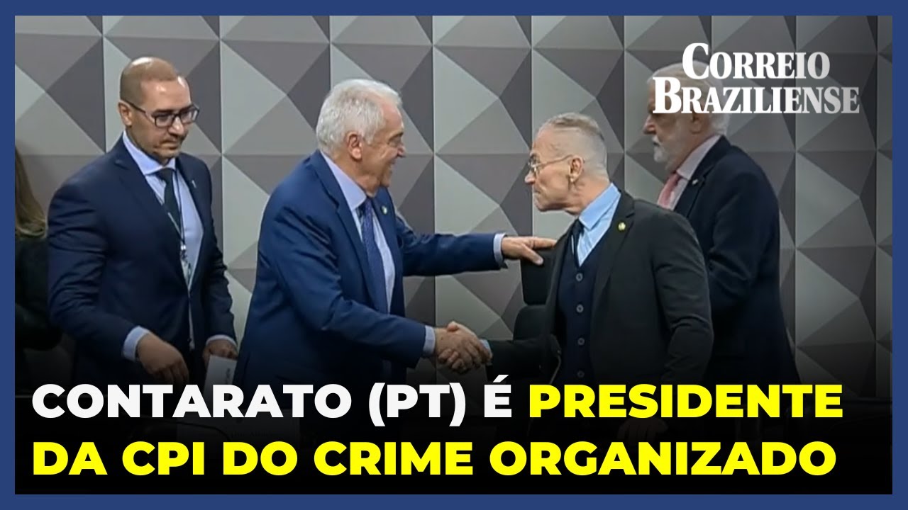 CPI DO CRIME ORGANIZADO: FABIANO CONTARATO (PT) É ELEITO PRESIDENTE; MOURÃO (REPUBLICANOS) É O VICE - 