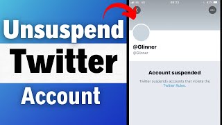 How To Unsuspend Twitter Account (Easy Guide) | Unlock Twitter Account (2023)