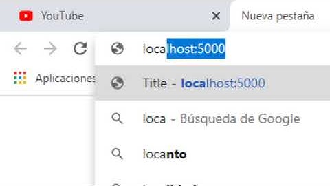 primer proyecto flask