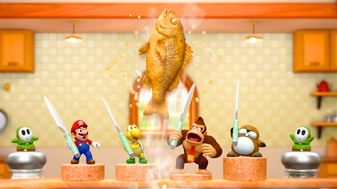 INSANE Reaction Minigame! Jamboree: Mario vs DK vs Koopa vs Monty Mole