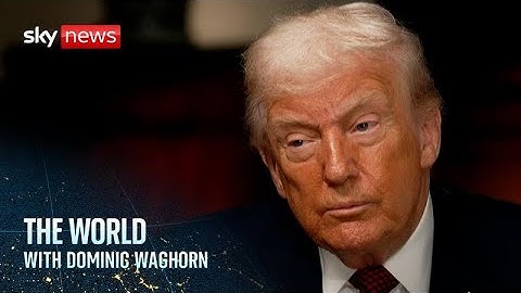 Europe fights back as Trump continues to bash its leaders | The World with Dominic Waghorn