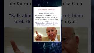 Necmettin Erbakandan Unutulmaz Söz Kalk, Zalimlerle Mücadele Et