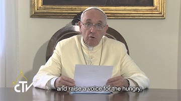 Pope Francis’ Appeal for the Week of Action Against Hunger