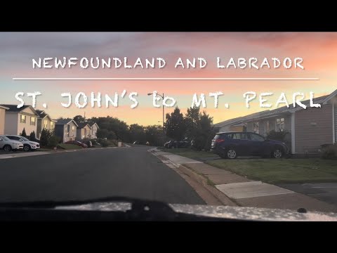 St. John’s|Mt. Pearl| Newfoundland and Labrador 🇨🇦 | Morning Drive