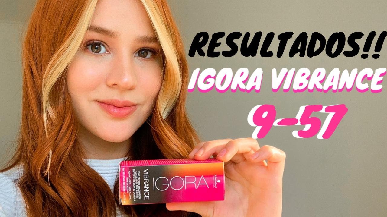 Probando IGORA VIBRANCE 9-57! Pelirrojo cobrizo | Abrilfer!
