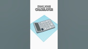 [1DAY_1CAD] CALCULATOR #shorts #tinkercad #project