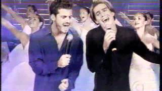 Marlon e Maicon no programa Planeta Xuxa
