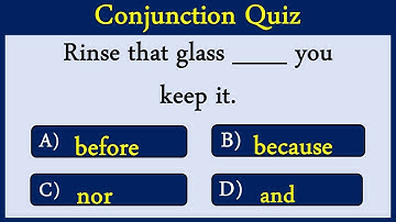 conjunction Quiz 5: Can You Score 10/10?
