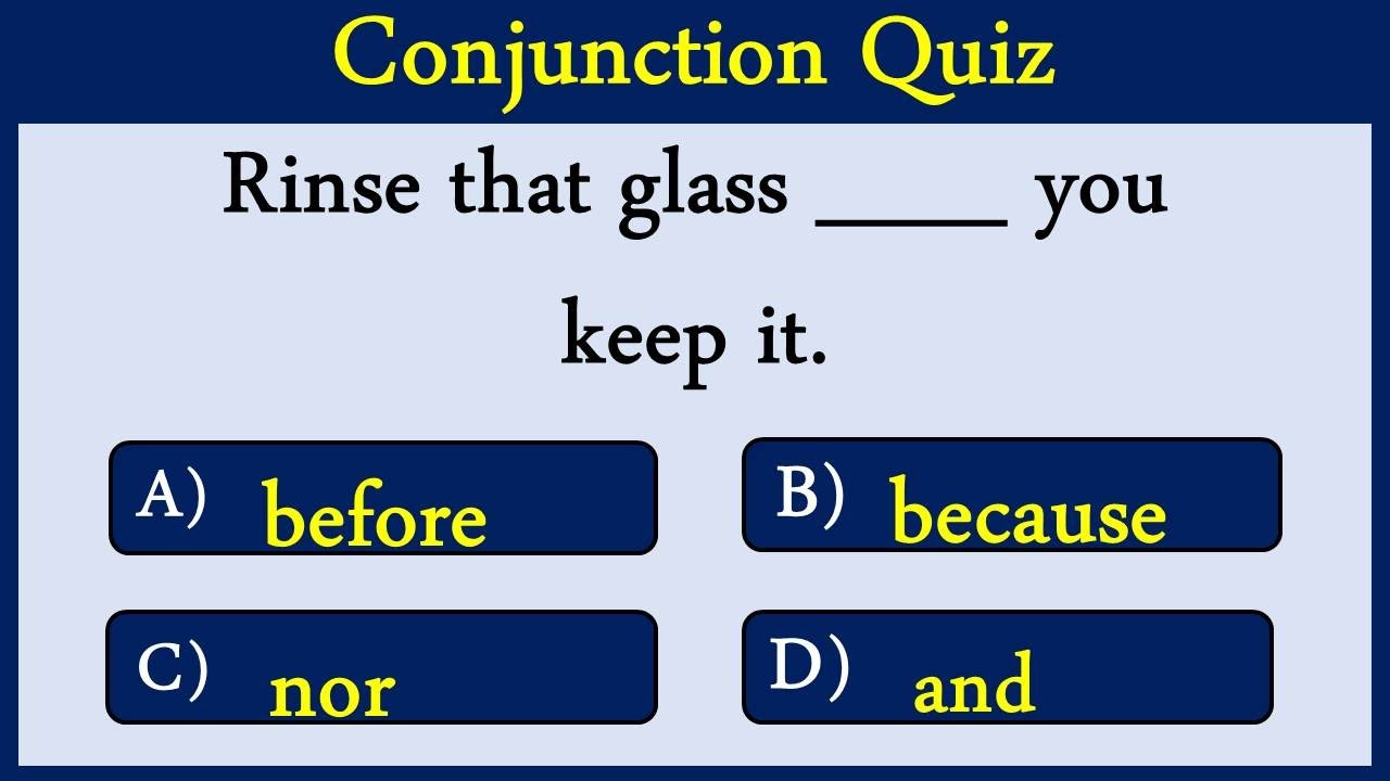 conjunction Quiz 5: Can You Score 10/10?