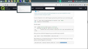 Instalación QGIS  -  LinuxMint