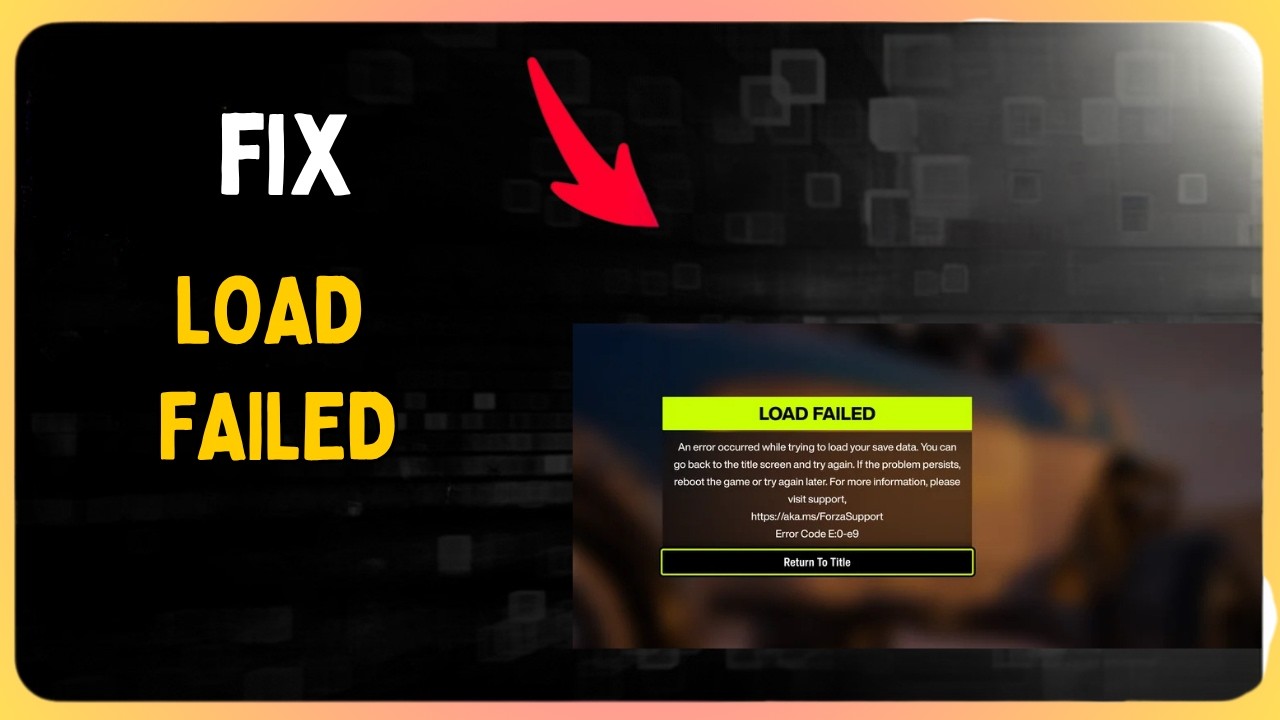 How to Fix LOAD FAILED in Forza Horizon 6 - YouTube