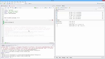 How to Update Packages in R. [HD]