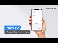 How to Report Issues on App
