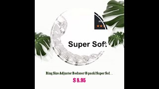 Ring Size Adjuster Reducer (8 pack) Super Soft for Loose Rings. Jewelry Guard, Ring Fitter, Sizer... screenshot 5