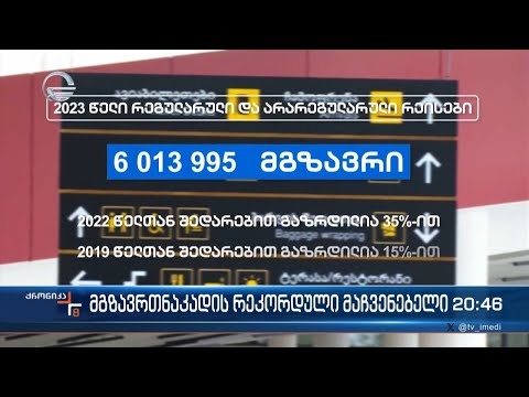 მგზავრთნაკადის რეკორდული მაჩვენებელი