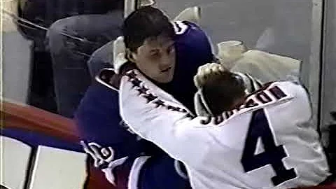 Kevin Kaminski vs Mark Messier / Rangers vs Capita...