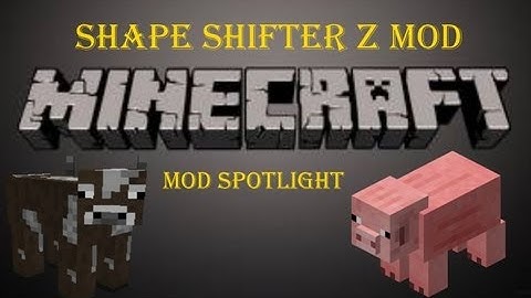 Minecraft 1.4: [1.4.7] Mod Spotlight! Shape Shifter Z Mod!!