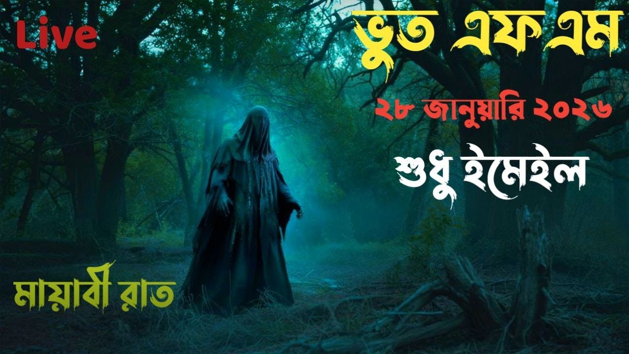 Bhoot Fm 2026 Live | Only Email Episode | বাছাই করা ঘটনা | bhoot fm email story #bhootfm​ #horrorsto