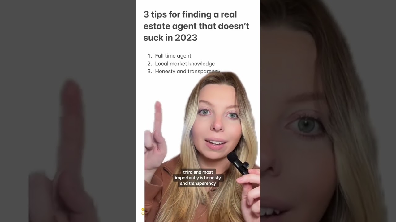 Tips to find a good real estate agent 