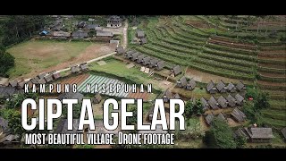 KAMPUNG ADAT CIPTA GELAR, MOST BEAUTIFUL VILLAGE, DRONE FOOTAGE, RELAXING VIDEO