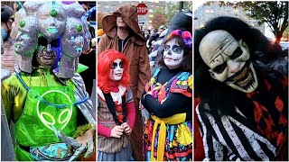 🎃 Going to NYC Village Halloween Parade 2022. Halloween Costumes, Crowds & Sixth Ave Before Parade