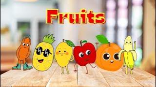 Learning Fruits names || Fun Way to Build Your Child's Vocabulary|| introduce fruits to kiDS