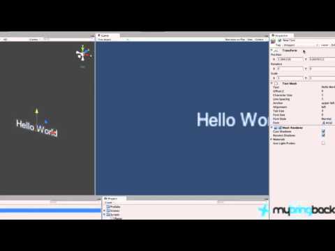 Unity 3d Tutorial 1 6   Creating a Simple Menu