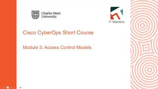 Free Short Course: Introduction to CyberOps - Module 3