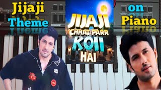 Miniatura de vídeo de "Jijaji Chhat Parr Koii Hai - जीजाजी छत पर कोई है - JIJA Theme On Piano"