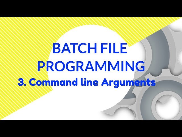 How to pass arguments to a batch file from a source text file - Quora