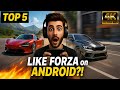 Top 5 OPEN WORLD Car Racing Games for Android 2025🔥 Like Forza Horizon!😱