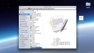 Mac OS X TexEdit Easter Egg