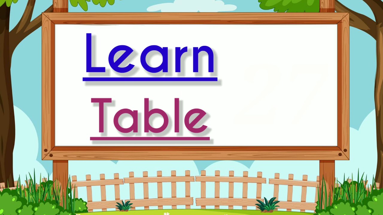 27 27 Ka Table 27 27 Ka Table