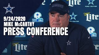 LIVE: Mike McCarthy Press Conference | Dallas Cowboys 2020