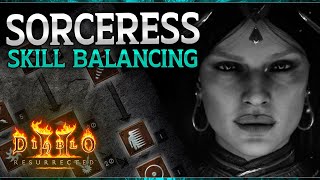 Diablo 2 MIGHT receive balance changes...  This is how I would adjust the Sorceress skill tree