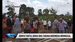 Sempat Kritis, Satu Lagi Siswa SMA Taruna Indonesia Meninggal