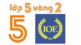 IOE Olympic Tiếng Anh lớp 5 vòng 2 năm 2014-2015