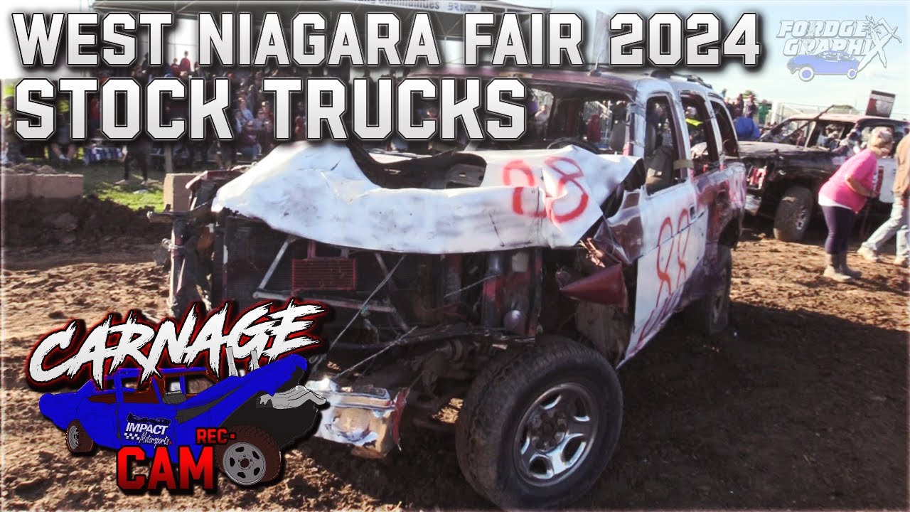 CARNAGE CAM - 2024 West Niagara Fair (Sunday) - Stock Trucks