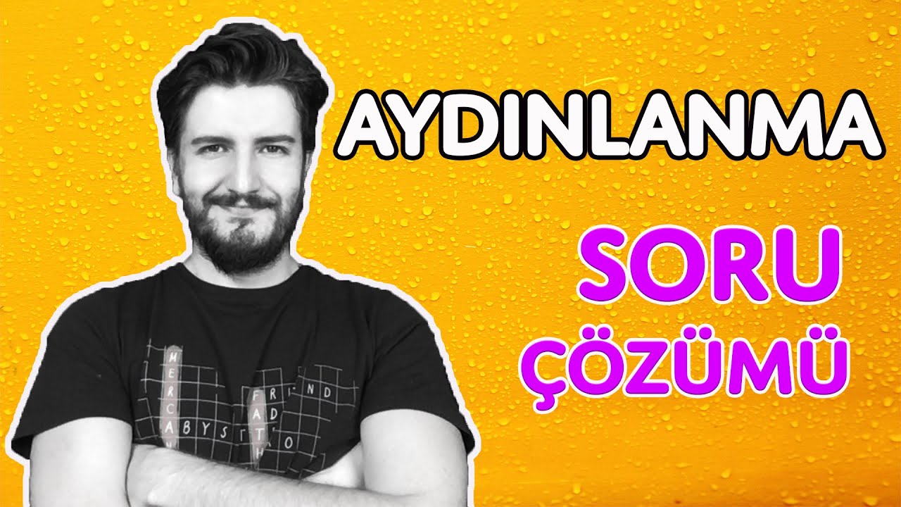 Soru Çözümü | Aydınlanma | Optik | PDF