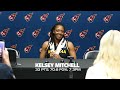 Stephanie White, Caitlin Clark & Kelsey Mitchell | Postgame Media Availability at Tempo