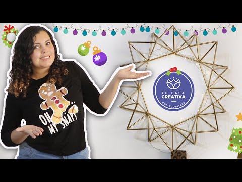 🎄Corona NAVIDEÑA💫Minimalista [FACIL] para tu Casa Moderna 😍