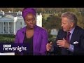 Is Donald Trump racist? Chimamanda Ngozi Adichie v R Emmett Tyrrell - BBC Newsnight