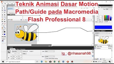 Teknik Animasi Dasar Motion Path/ Motion Guide pada Macromedia Flash Professional 8