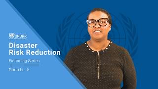 Module 5: How to build a national disaster risk reduction financing strategy | UNDRR